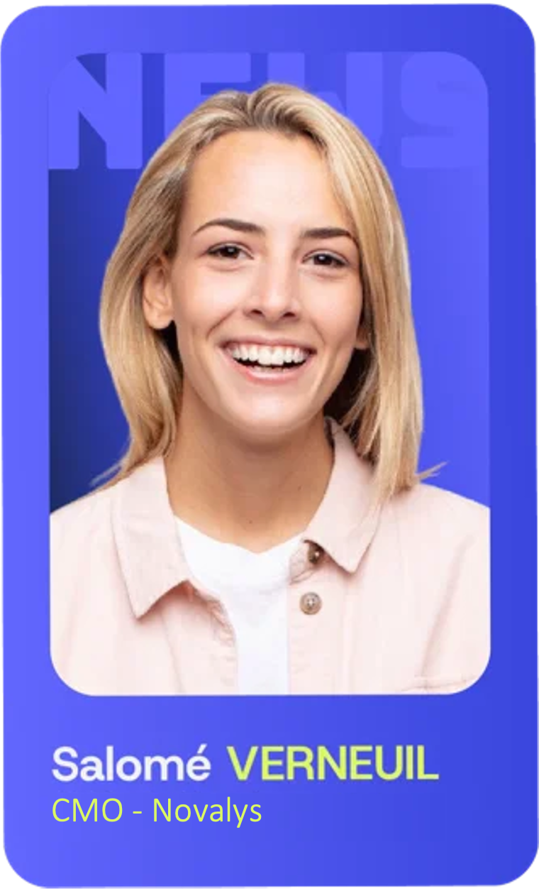 Salomé Verneuil CMO de Novalys