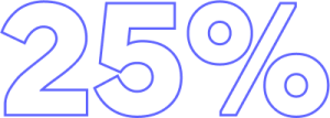 25%