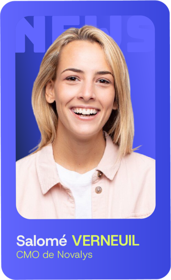 Salomé Verneuil CMO de Novalys